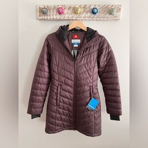 Columbia Women's Morning Light II Omni Heat Hooded Puffer Jacket